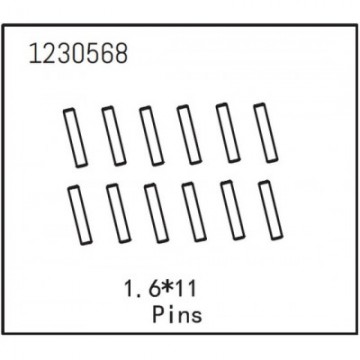 Pins 1.6x11