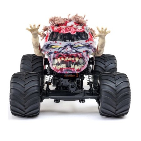 1-18 Mini LMT Zombie 2S 4X4 RTR Brushed Monster Truck (Battery & Charger Included) Red