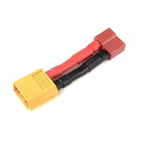 POWER ADAPTER LEAD DEANS PLUG TO XT-60 PLUG 12AWG SILICONE