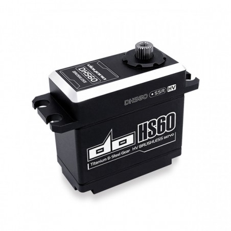Doyono Brushless Servo HV CNC caixa de alumínio 60,0 kg/0,068 seg @8,4 V
