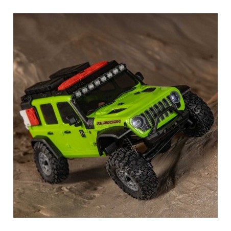 1-30 SCX30 Jeep Wrangler JLU 4X4 RTR Brushed Rock Crawler (Battery & Charger Included)