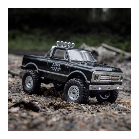 1-24 SCX24 1967 Chevrolet C10 4X4 RTR Brushed Rock Crawler (Battery & Charger Included) Orange