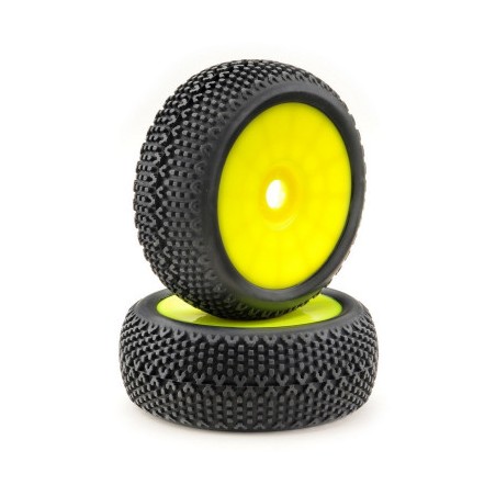 Wheel Set Buggy Disc "Y Pin" yellow 1:8