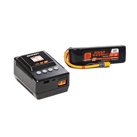 Smart Powerstage Air Bundle: G2 2200mAh 3S LiPo IC3 & S155 Charger