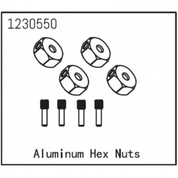 Aluminum Hex Nuts
