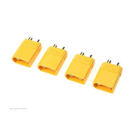 Revtec - Connector - XT-30 - Gold Plated - Female - 4 pcs
