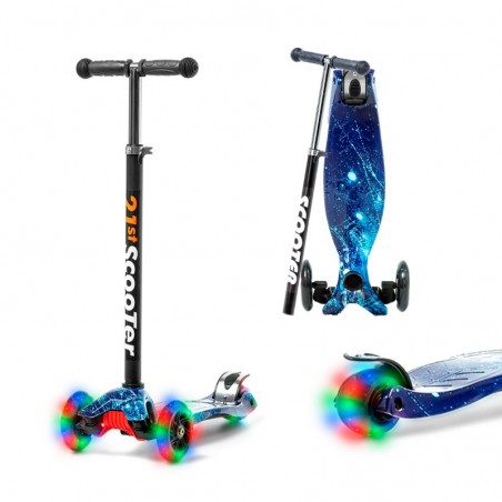 Trotinete 3 rodas com luzes