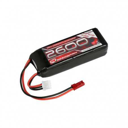 Bateria LiPo 2600mAh 2S 2/3A Direta para RX
