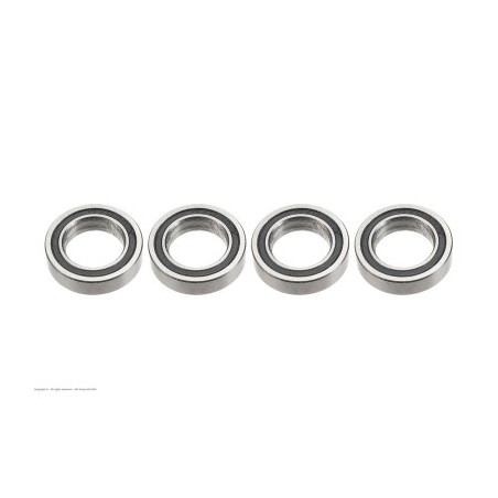Revtec - Ball Bearing - Chrome Steel - ABEC 3 - Rubber Shielded - 10X16X4 - MR1016-2RS - 4 pcs