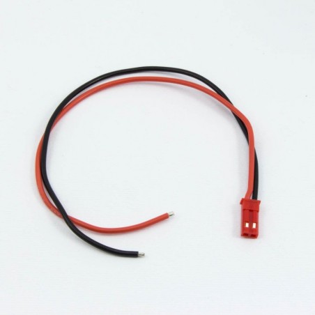 Conector BEC macho com fio (20 cm)