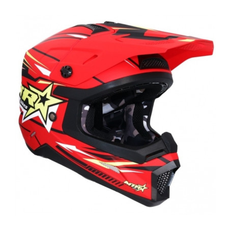 Capacete Shiro MTR MX-308 Vermelho
