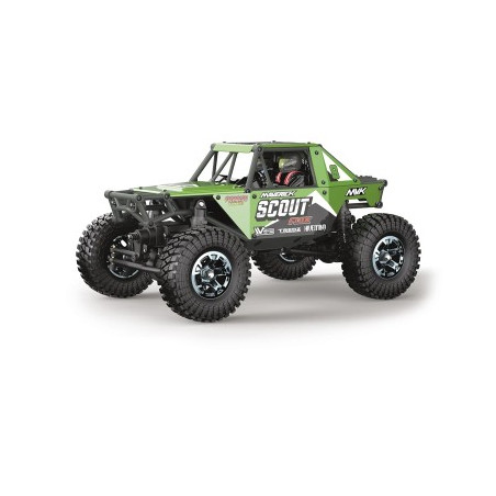 Maverick RC Scout-24 Flux 1-24th Rock Crawler - Green
