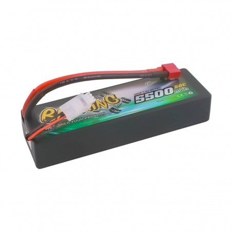 5500mAh 7.4V 50C 2S1P HC Bateria LiPo T-plug / XH - Bashing Series