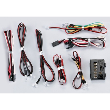 Conjunto de luzes Killerbody LED com 18 LEDs, incluindo caixa de controle