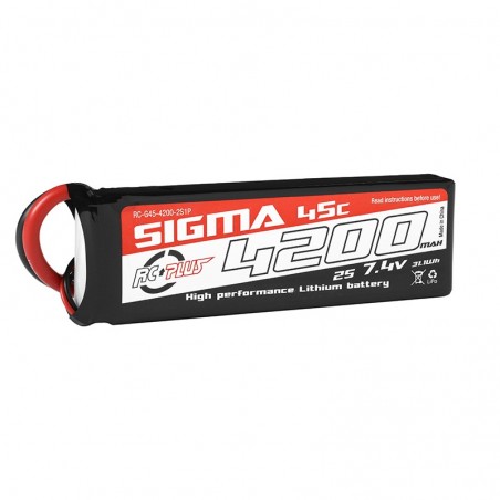 LI-PO BATTERYPACK SIGMA 45C 4200 MAH 2S1P 7.4V XT-60