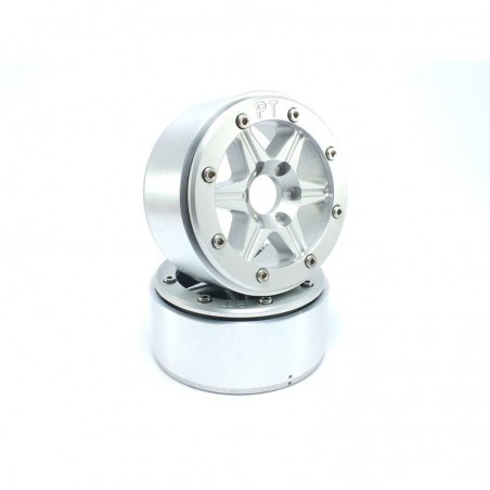 BEADLOCK WHEELS PT-SIXSTAR SILVER/SILVER 1.9