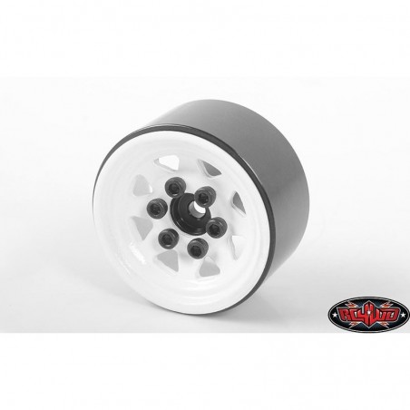 STAMPED STEEL 1.0'' STOCK BEADLOCK WHEELS (WHITE)