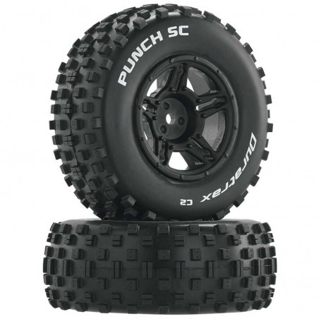 Punch SC C2 dianteiro traseiro montado pneus: Slash 4x4 Blitz (2)