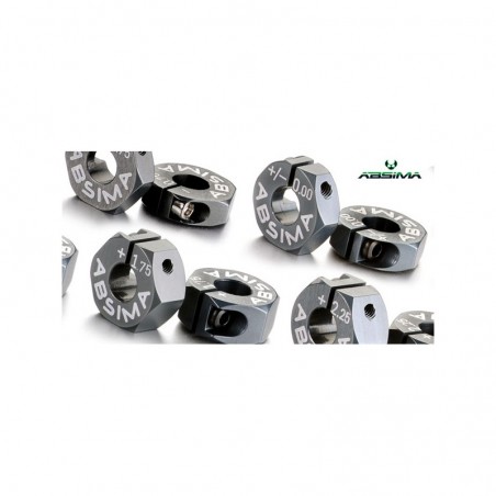 ALU 7075 T6 WHEEL HUBS OFFSET +2.25MM 1:10