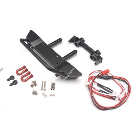 Team Raffee Co. Realistic Metal Front Bumper with Towing Hooks