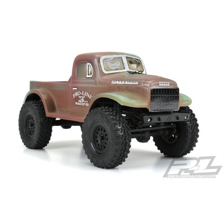 1946 Dodge Power Wagon Clear Body (SCX24) for SCX24