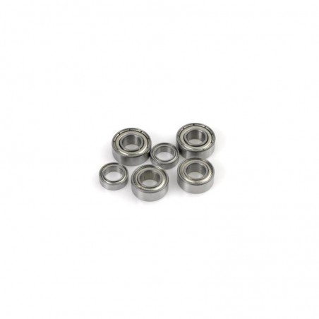 CHROME BALL BEARING ABEC 3 , METAL SHIELDED , 5X9X3 - MR95ZZ, (2 PCS)