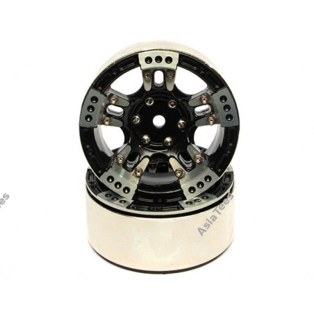 Team Raffee Co. EVO™ 1.9 High Mass Beadlock Aluminum Wheels Bar-5A (2)