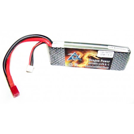 Batería Li-Po Dragon Power 2S 7,4v 2.200 mAh 35C Tdean