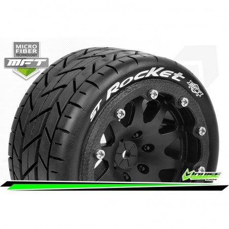 MFT ST-ROCKET 1:10 MONSTER TRUCK TIRE SET MOUNTED SPORT