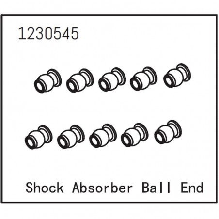 SHOCK ABSORBER BALL END
