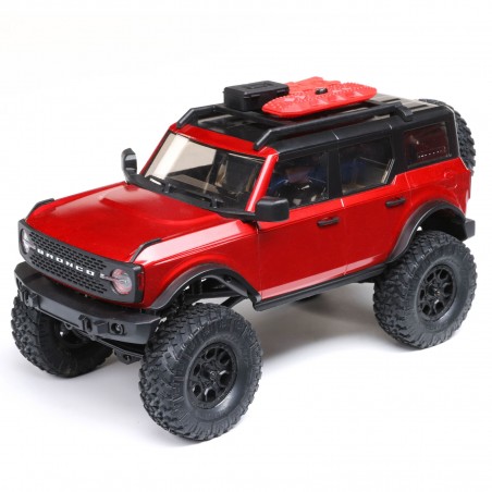 Axial SCX24 2021 Ford Bronco 4WD caminhão RTR escovado, vermelho