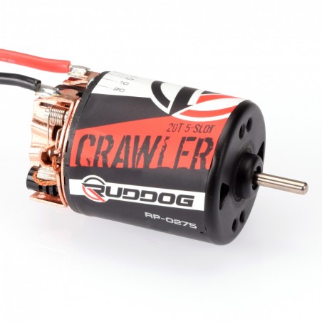 Motor escovado RUDDOG Crawler 20T 5 slots