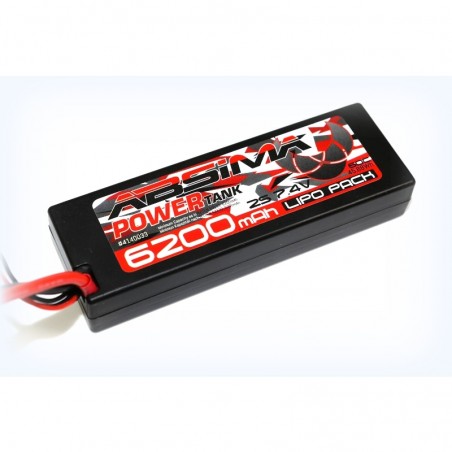 POWER TANK LIPO 7.4V.-60C 6200 HARDCASE (XT90-PLUG)
