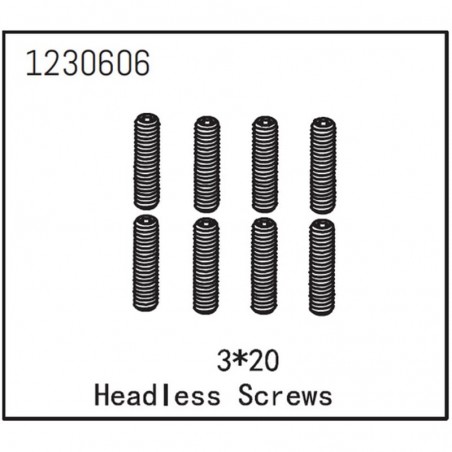 HEADLESS SCREW M3X20