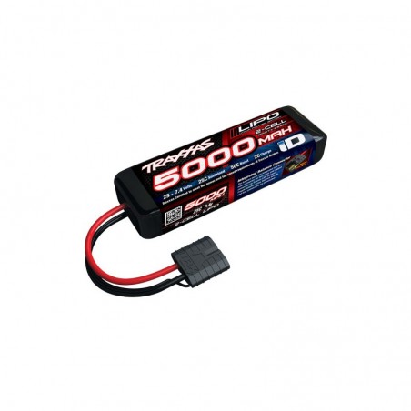 5000mAh 7.4v 2-Cell 25C LiPo ID Battery
