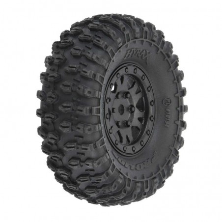 PROLINE 1/24 Hyrax 1.0 Mounted 7mm Black Impulse (4): SCX24 PRO1019410