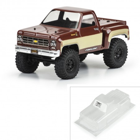 1/24 1978 Chevy K-10 Corpo Transparente: SCX24
