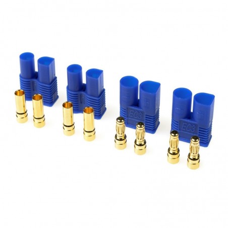 Connector - EC-3 - Gold Plated - Male + Female - 2 pairs Marca G-Force