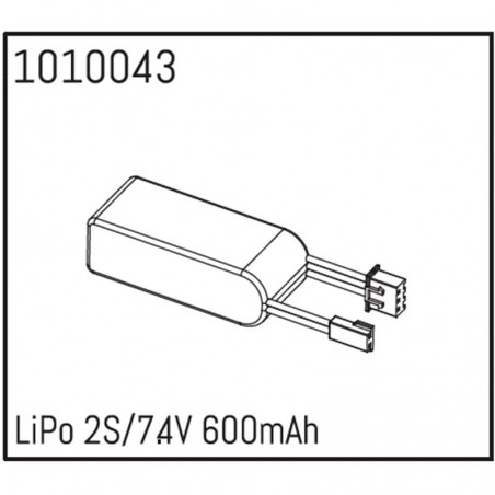 LiPo 2S/7.4V 600mAh