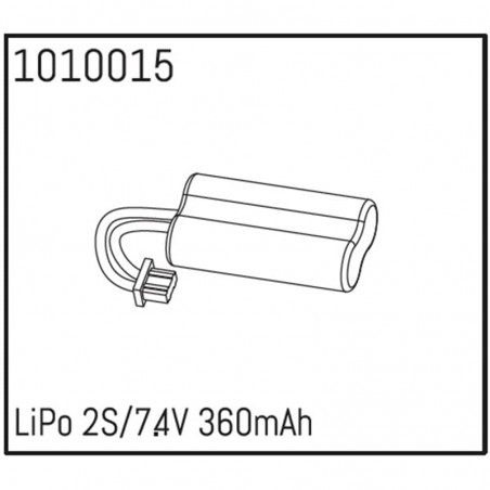LiPo 2S/7.4V 360mAh