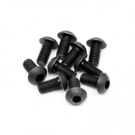 BUTTON HEAD HEX SOCKET SCREW M3x6mm