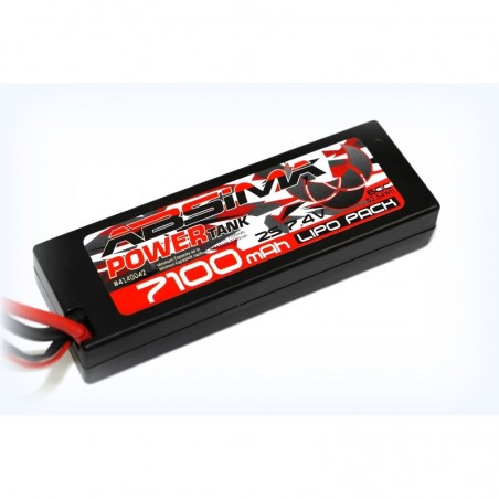 Power Tank Lipo 7,4V.-60C 7100 Hardcase (XT90-Plug)