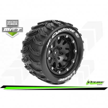 MFT MT-CYCLONE 1:10 Monster Truck Tire Set Mounted Sport