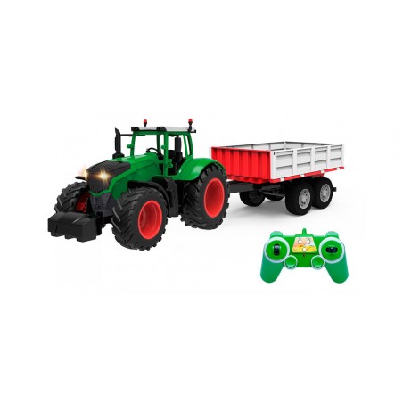 Trator Fendt 1050 Vario rádio controle E354 DOUBLE EAGLE com leds e sons de reboque escala 1:16 + BATERIA EXTRA