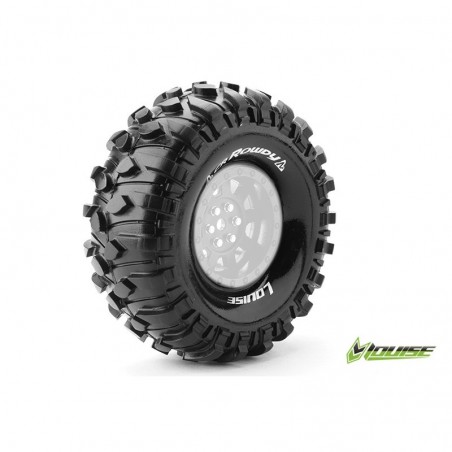 PNEUS SUPER SOFT CR-ROWDY 1:10 CRAWLER PARA 1.9" (1 PAR)