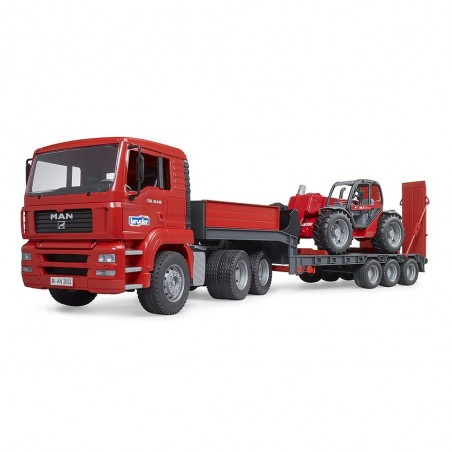CAMIÃO MAN TGA C/ CARREGADOR TELESCÓPICO MANITOU MLT 63