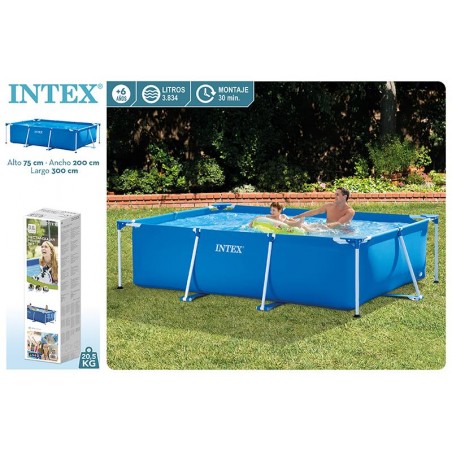PISCINA SMALL FRAME FAM. 300X200X75 CM 58981/28272