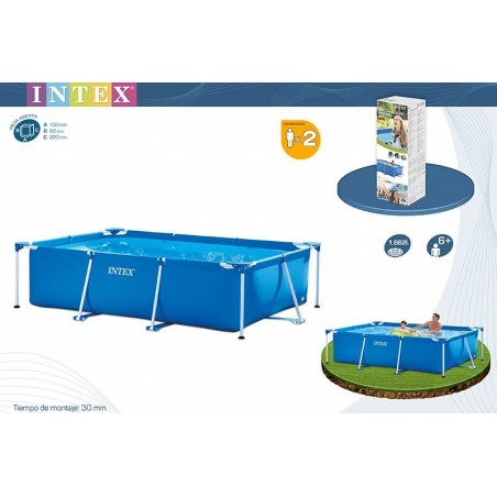 PISCINA S. FRAME FAMILIAR 220X150X60CM 28270/58983