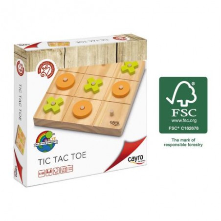 TIC TAC TOE - JOGO DO GALO EM MADEIRA