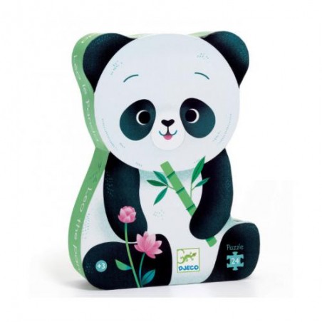 LEO, O PANDA - PUZZLE SILHUETA 24 PEÇAS